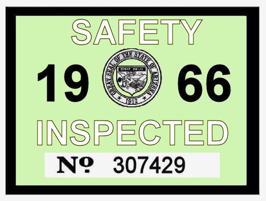 (image for) 1966 Arizona Inspection Sticker